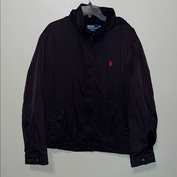 Polo Ralph Lauren Black Jacket with Red Logo - Picture 2 of 7